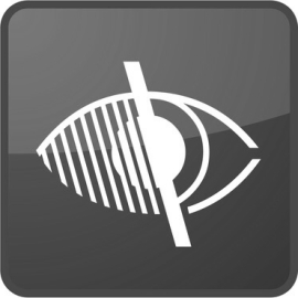 Vignette mit Zeichen f�r Blinde und Sehbehinderte